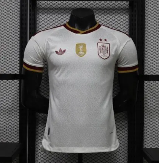Spain Away Champion Jersey Player Version World Cup 2026 - 2 Stars