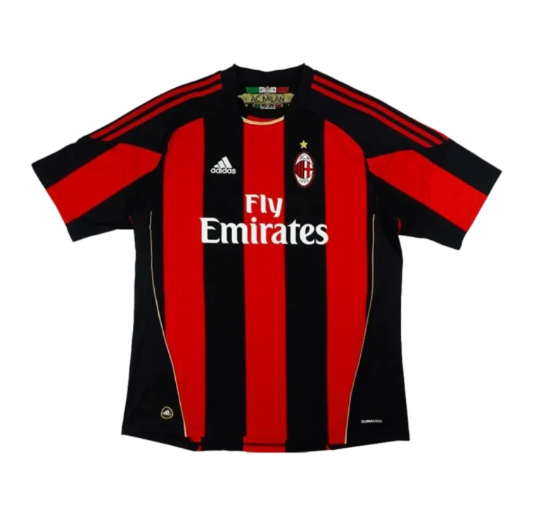 AC Milan Retro Jersey Home 2010/11