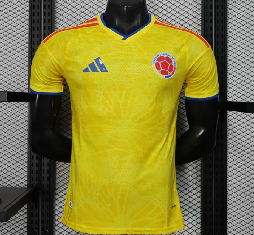 Colombia Home Jersey Player Version World Cup 2026