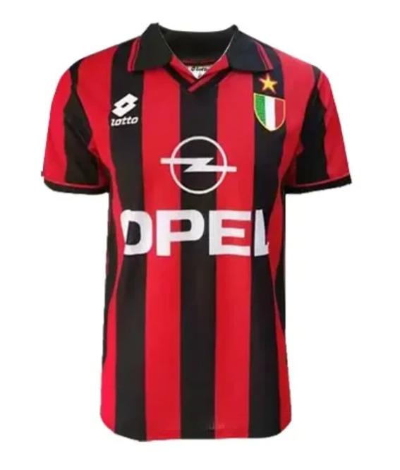 AC Milan BAGGIO #18 Retro Jersey Home 1996/97