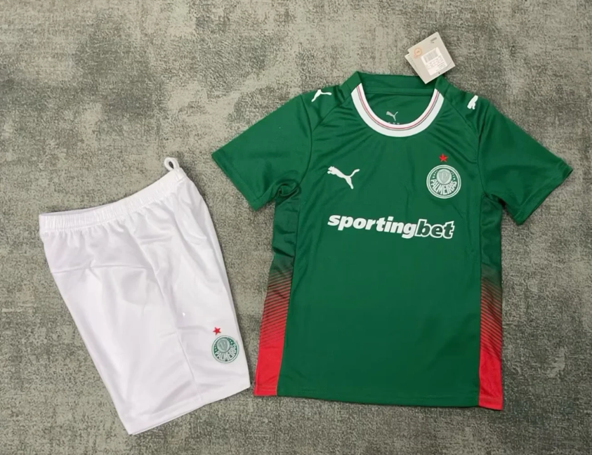 Kids Palmeiras Home Jersey Suit 26/27