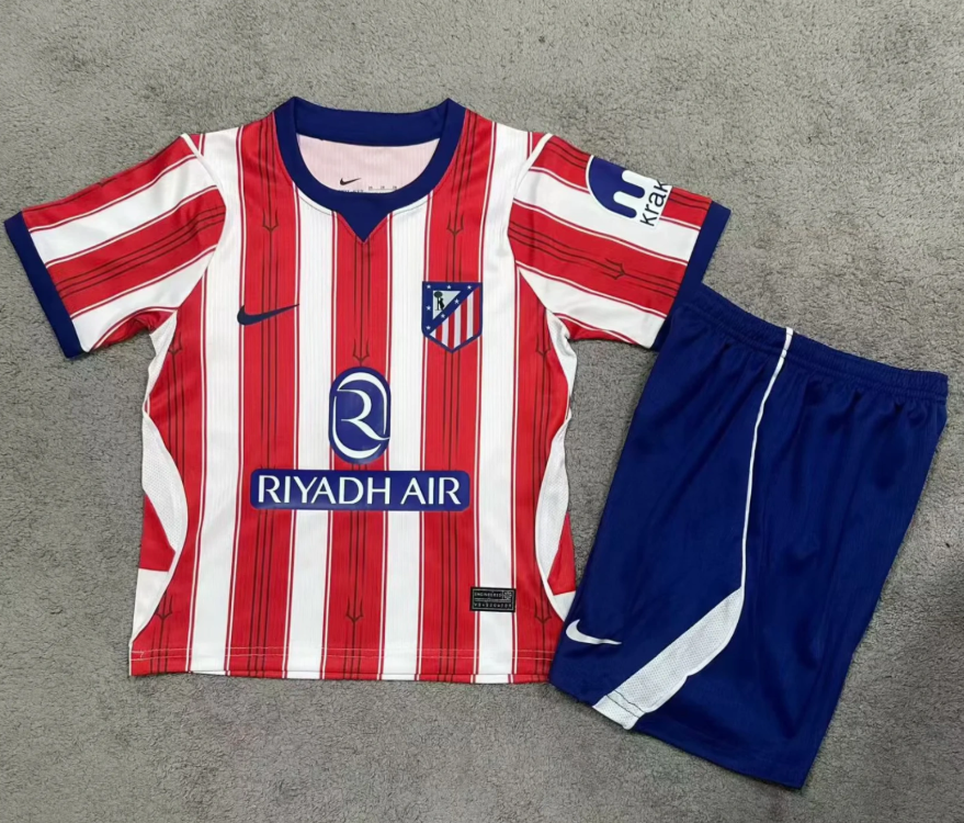 Kids Atletico Madrid Home Jersey Suit 26/27