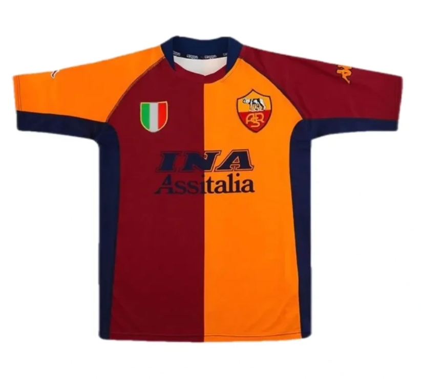 Roma Totti #10 Retro 2001/02 Jersey Third Away