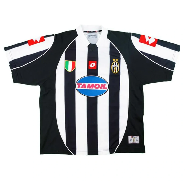2002-03 Juventus Del Piero #10 Retro Jersey Home Replica