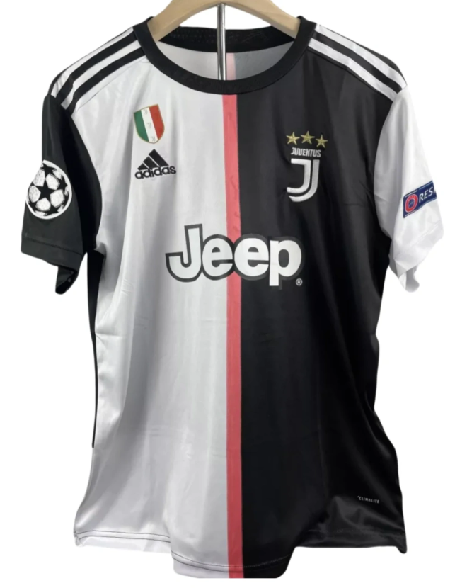 2019-20 Juventus Home Retro Soccer Jersey Adidas Ronaldo #7