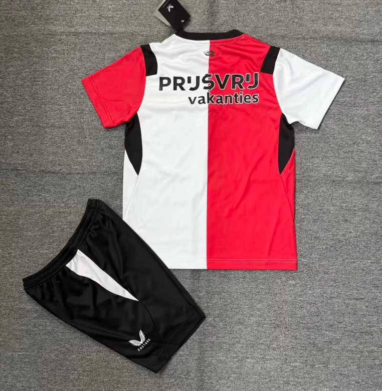 Kids Feyenoord Home Jersey Suit 26/27