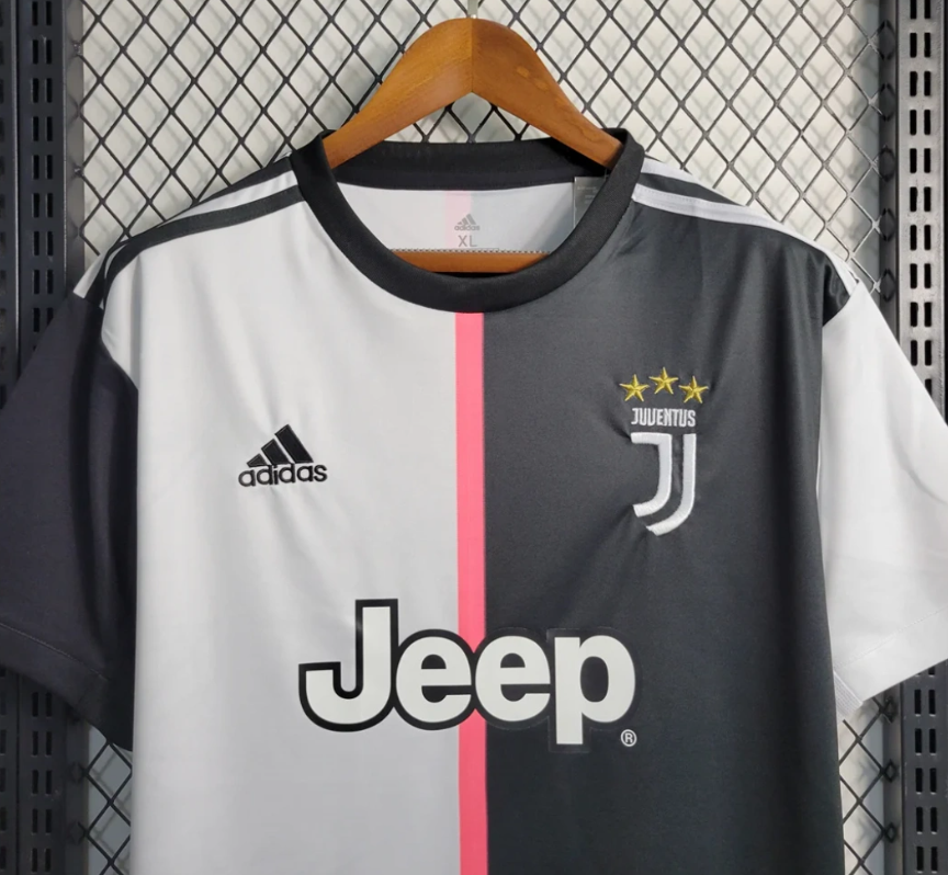 2019-20 Juventus Home Retro Soccer Jersey Adidas Ronaldo #7