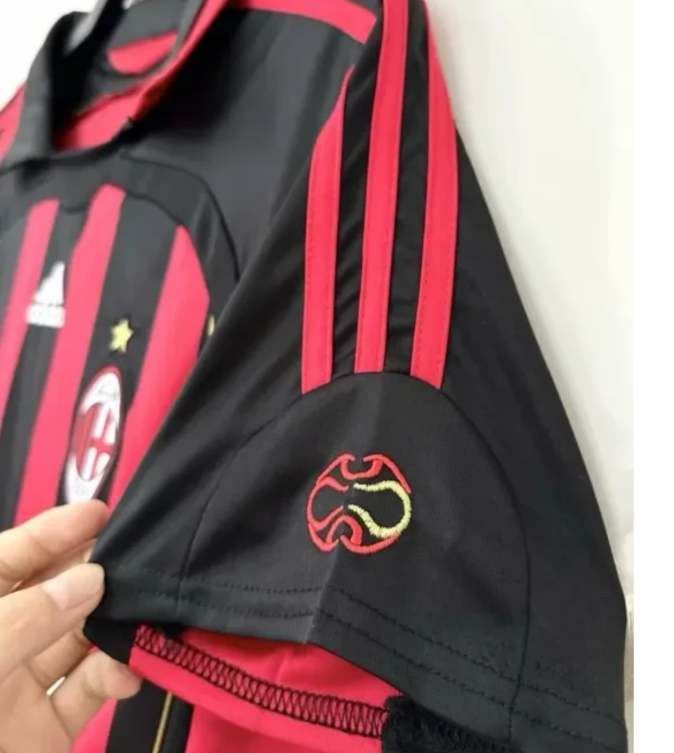 2006-07 AC Milan Retro Jersey Home Replica