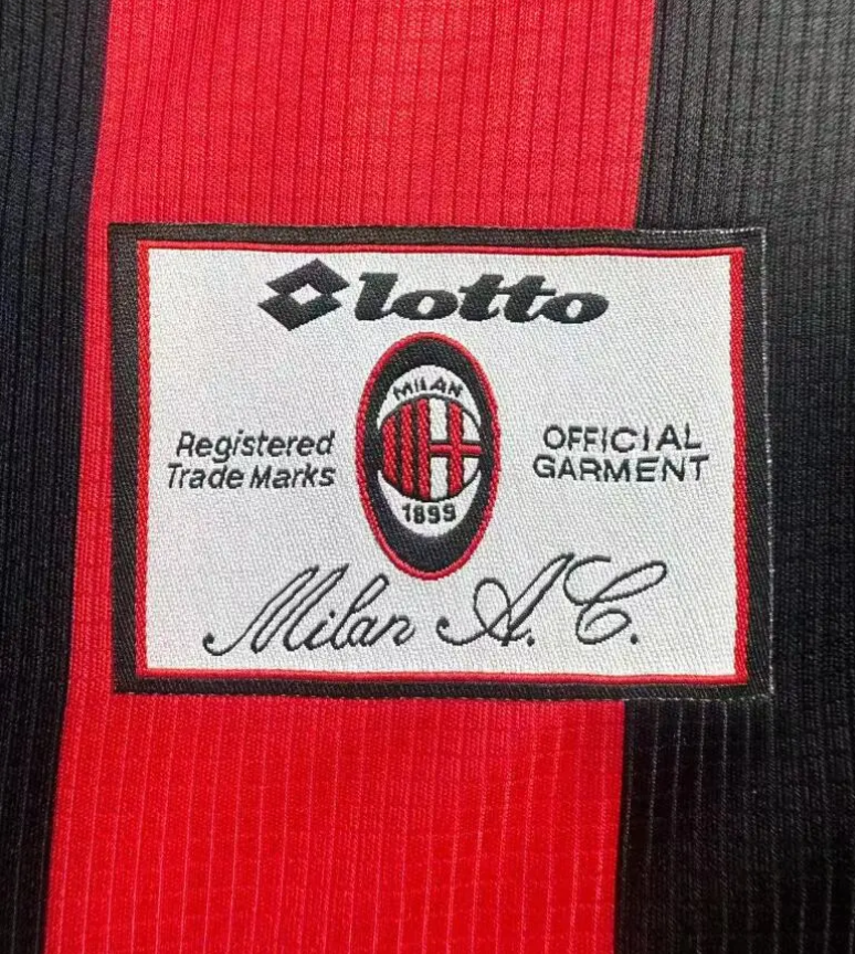 AC Milan Home Retro Jersey 1997-98